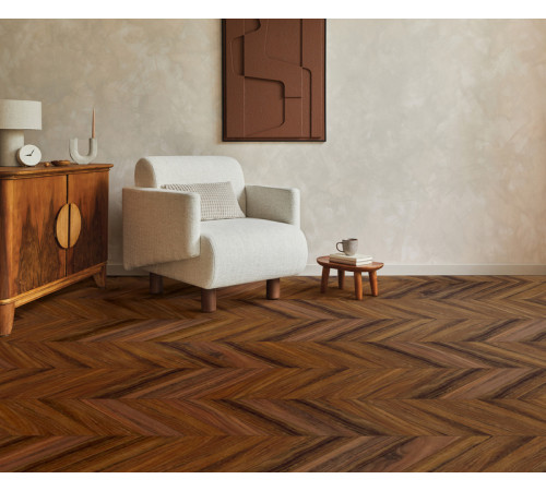 SPC Aberhof Chevron Walnut Azincourt 8112 (127x635x5 мм, 0,55 мм) (22 шт./1,774 м2)