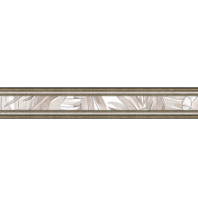Бордюр Alma Ceramica BWU54BNT004 Bonita 50x8 бежевый глазурованный матовый флористика