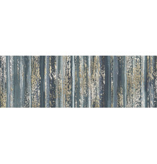 Декоративная плитка Alma Ceramica DWA11TOR626 Tori 60x20 синяя рельефная / глазурованная глянцевая полосы