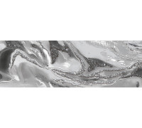 Декоративная плитка Alma Ceramica DWA11TOR717 Tori 60x20 серая рельефная / глазурованная глянцевая волнистая