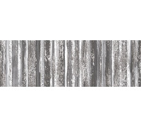 Декоративная плитка Alma Ceramica DWA11TOR727 Tori 60x20 серая рельефная / глазурованная глянцевая полосы