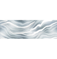 Декоративная плитка Alma Ceramica DWU11TOR006 Tori 60x20 синий рельефная / глазурованная глянцевая волнистая