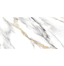 Керамогранит Alma Ceramica GFA114ARS04R Arabesco 114x57 серый / белый сахарный под мрамор