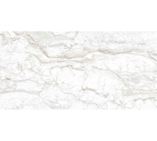 Керамогранит Alma Ceramica GFA114BLG04R Bellagio 114x57 белый сахарный под камень