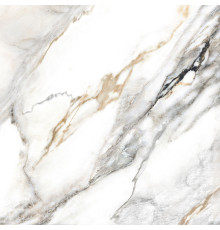 Керамогранит Alma Ceramica GFA57ARS04R Arabesco 57x57 серый / белый глазурованный матовый под мрамор