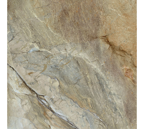 Керамогранит Alma Ceramica GFA57VLC78L Vulcano 57x57 коричневый лаппатированный под камень