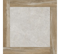 Керамогранит Alma Ceramica GFU04RIC47R Ricci 60x60 бежевый / коричневый / серый сахарный под дерево / бетон / цемент