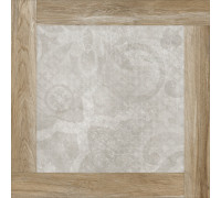 Керамогранит Alma Ceramica GFU04RIC74R Ricci 60x60 бежевый / коричневый / серый сахарный под дерево / бетон / цемент c узорами
