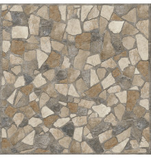 Керамогранит Alma Ceramica GFU04STA04R Stail 60x60 бежевый / коричневый сахарный под камень