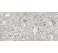 Керамогранит Alma Ceramica GFU60120HOL70R Holly 60x120 серый глазурованный матовый под камень / терраццо