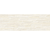 Настенная плитка Alma Ceramica TWA11ROK014 Rocko 60x20 бежевая глянцевая рельефная под бетон / цемент