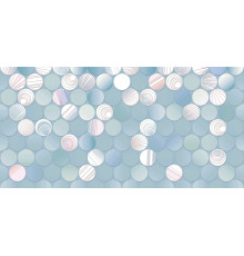 Настенная плитка Alma Ceramica TWU09BOL026 Bolle 50x24.9 голубой глянцевая с орнаментом