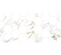 Настенная плитка Alma Ceramica TWU09DBL014 Dublin 50x24.9 белая глянцевая под мозаику