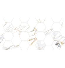 Настенная плитка Alma Ceramica TWU09DBL014 Dublin 50x24.9 белая глянцевая под мозаику