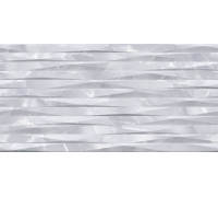 Настенная плитка Alma Ceramica TWU09GRG717 Grigio 50x24.9 серая глянцевая под камень / полосы