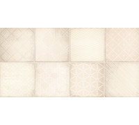Настенная плитка Alma Ceramica TWU09RCD014 Richard 50x24.9 бежевая глянцевая рельефная под мозаику