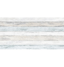 Настенная плитка Alma Ceramica TWU09WOD016 Wood 50x24.9 бежевая / белая / голубой матовая под дерево / полосы