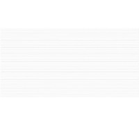 Настенная плитка Alma Ceramica TWU2550MLN30 Miloni 24.9x50 белая матовая / рельефная моноколор / полосы