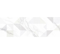 Настенная плитка Alma Ceramica TWU93IBR17R Iceberg 30x90 белая глянцевая с орнаментом