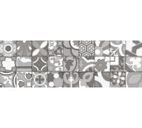 Настенная плитка Alma Ceramica TWU93VLT17R Velvet 30x90 серая / белая матовая пэчворк