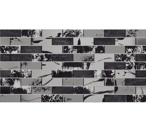 Декор Glent Black DW9GLB99 249x500x9 Глянцевая