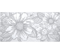 Декор Altacera DW9SNT00 Sonata 50x24.9 серый глянцевый под флористику