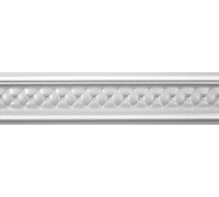 Бордюр Delacora BW0VER15 Royal 25x6 серебро глянцевый орнамент