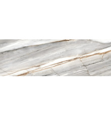 Настенная плитка Delacora WT15DLA25R Delta Marmo 24.6x74 серая глянцевая под камень / мрамор