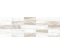 Керамогранит Delacora WT15POL55R Palissandro Brick 74x24.6 белый / коричневый глянцевый под камень