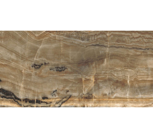 Керамогранит Граните Оникс коричневый 60х120 LLR