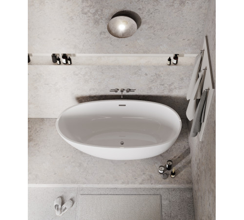 Ванна отдельностоящая Grossman Fly GR-1104 (170х75х58) цвет белый