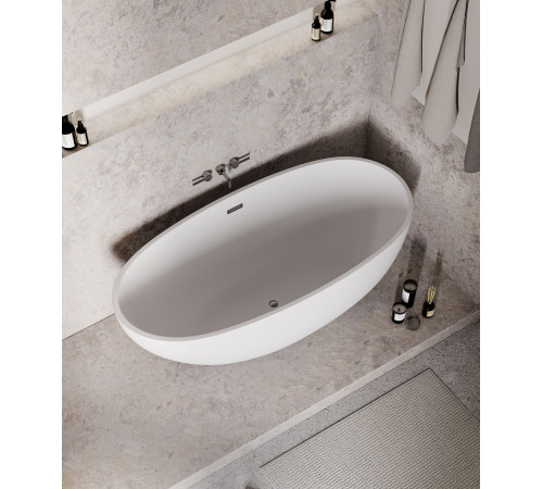 Ванна отдельностоящая Grossman Fly GR-1104M (170х75х58) цвет белый матовый