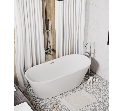 Ванна отдельностоящая Grossman Forta GR-1503M (170х75х58) цвет белый матовый