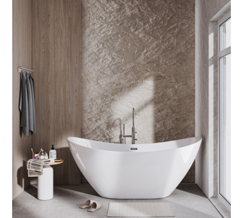 Ванна отдельностоящая Grossman Galaxy GR-2103 (180х77х72) цвет белый