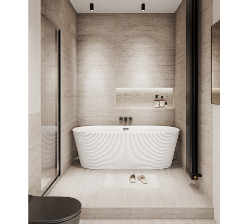 Ванна отдельностоящая Grossman Forta GR-27021M (170х75х58) цвет белый матовый