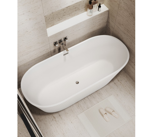 Ванна отдельностоящая Grossman Forta GR-27021M (170х75х58) цвет белый матовый