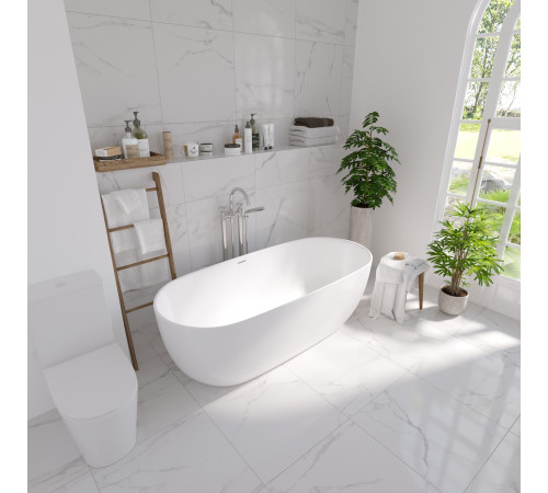 Ванна отдельностоящая Grossman Classic GR-2501M (170х80х58) цвет белый матовый