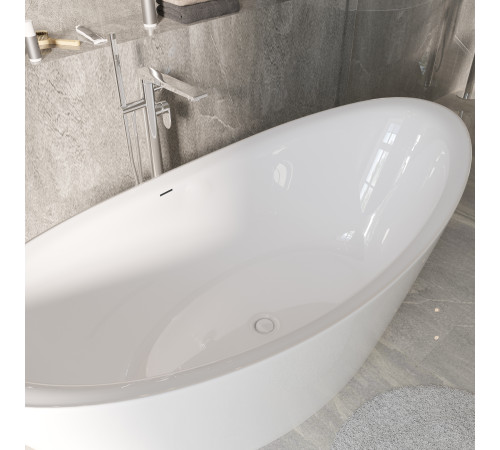 Ванна отдельностоящая Grossman Galaxy GR-1402 (180х85х65) цвет белый