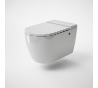 Унитаз подвесной Grossman impuls GR-5502 (570х360х375) безободковый,белый с тонкой крышкой,микролифт