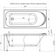 Акриловая ванна Aquanet Nord 160x70