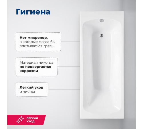 Акриловая ванна Aquanet Roma 170x70 (с каркасом)