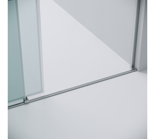 Дверь в нишу Grossman Galaxy 100.K33.01.100.10.00 (100х195) хром,стекло прозрачное,раздвижная