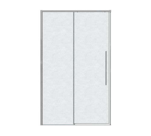 Дверь в нишу Grossman Galaxy 100.K33.01.100.10.02 (100х195) хром,стекло шиншилла,раздвижная