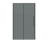 Дверь в нишу Grossman Galaxy 100.K33.01.110.21.10 (110х195) черный матовый,стекло тонированное,раздвижная