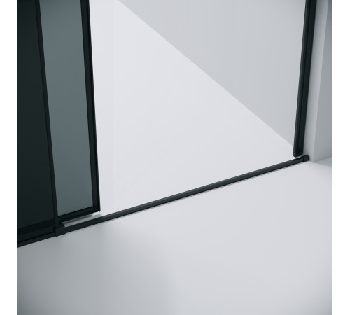 Дверь в нишу Grossman Galaxy 100.K33.01.130.21.10 (130х195) черный матовый,стекло тонированное,раздвижная