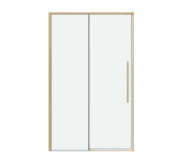 Дверь в нишу Grossman Galaxy 100.K33.01.130.32.00 (130х195) золото сатин,стекло прозрачное,раздвижная