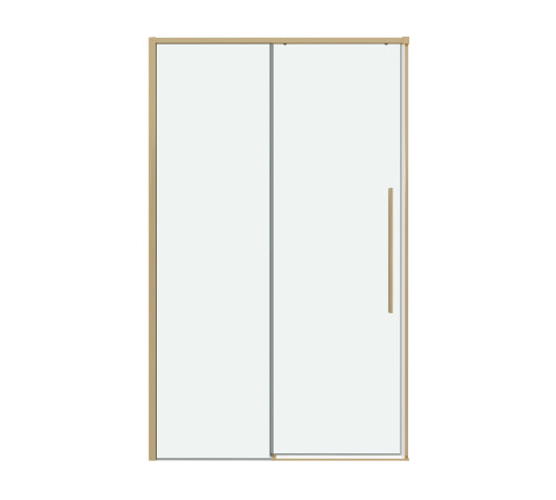 Дверь в нишу Grossman Galaxy 100.K33.01.140.32.00 (140х195) золото сатин,стекло прозрачное,раздвижная