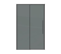 Дверь в нишу Grossman Galaxy 100.K33.01.120.42.10 (120х195) графит сатин,стекло тонированное,раздвижная