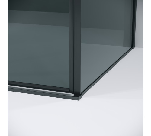 Боковая стенка Grossman Galaxy 200.K33.01.90.21.10 (90х195) черный матовый,стекло тонированное