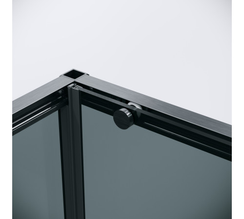 Боковая стенка Grossman Galaxy 200.K33.01.70.42.10 (70х195) графит сатин,стекло тонированное